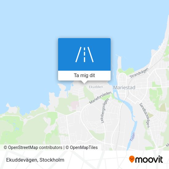Ekuddevägen karta