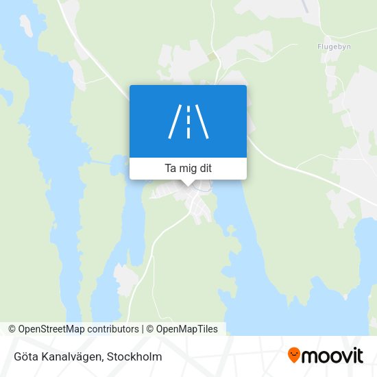 Göta Kanalvägen karta