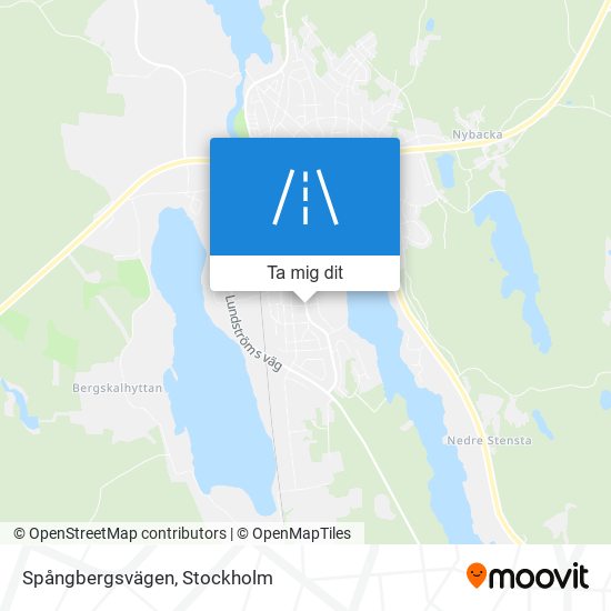 Spångbergsvägen karta