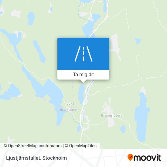 Ljustjärnsfallet karta