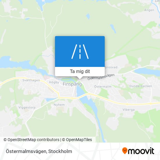 Östermalmsvägen karta