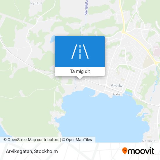 Arviksgatan karta