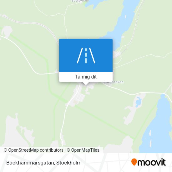 Bäckhammarsgatan karta