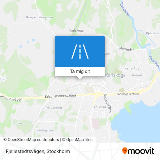 Fjellestedtsvägen karta