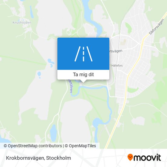 Krokbornsvägen karta