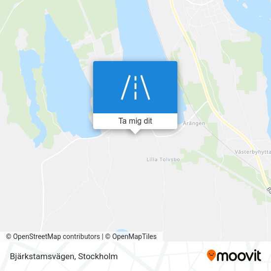 Bjärkstamsvägen karta