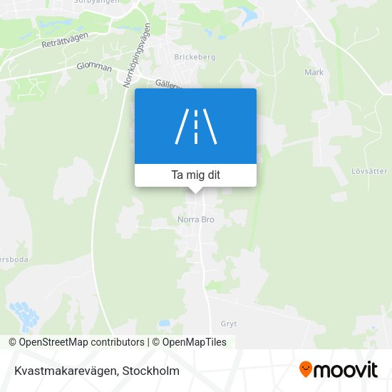 Kvastmakarevägen karta