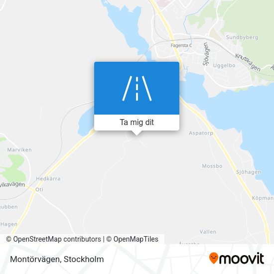 Montörvägen karta