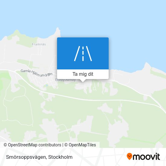 Smörsoppsvägen karta
