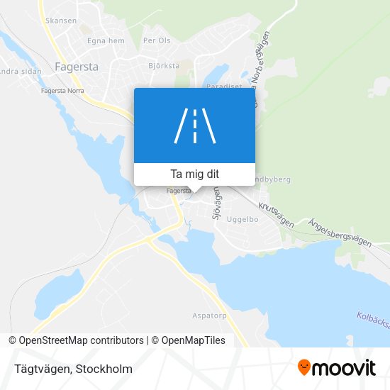 Tägtvägen karta