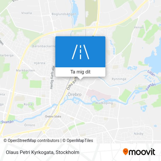 Olaus Petri Kyrkogata karta