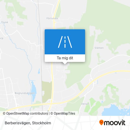 Berberisvägen karta