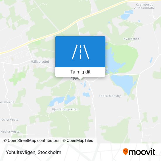 Yxhultsvägen karta