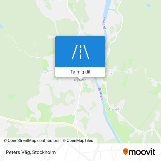 Peters Väg karta