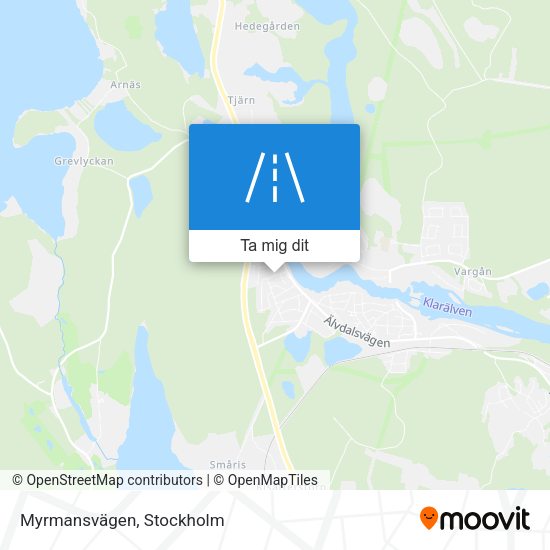 Myrmansvägen karta