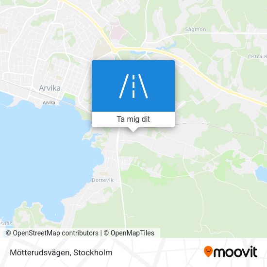 Mötterudsvägen karta