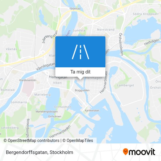 Bergendorffsgatan karta