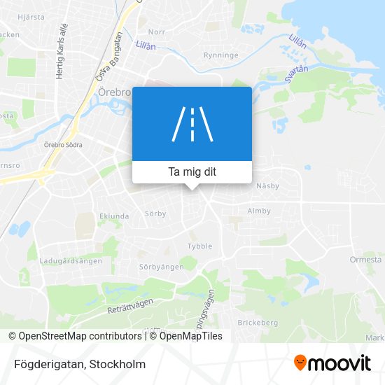 Fögderigatan karta