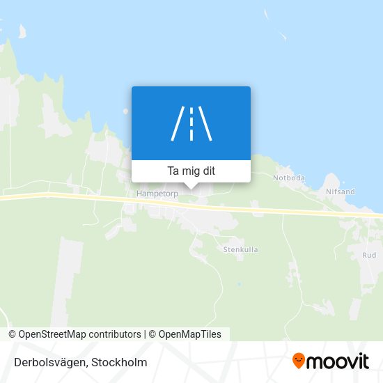 Derbolsvägen karta