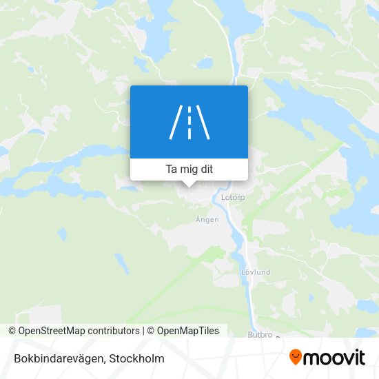 Bokbindarevägen karta