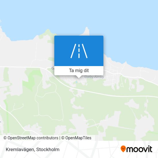 Kremlavägen karta
