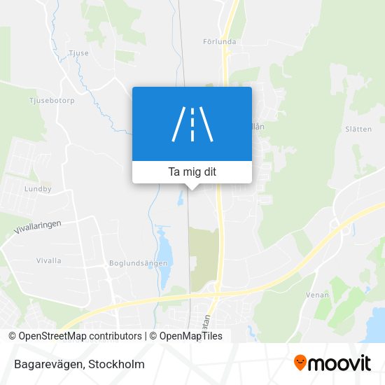 Bagarevägen karta