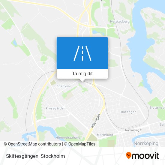 Skiftesgången karta