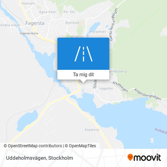 Uddeholmsvägen karta