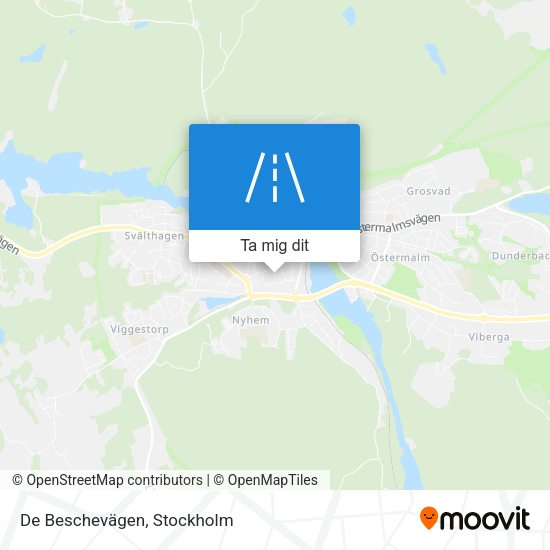 De Beschevägen karta