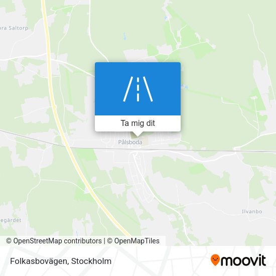 Folkasbovägen karta