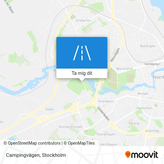 Campingvägen karta