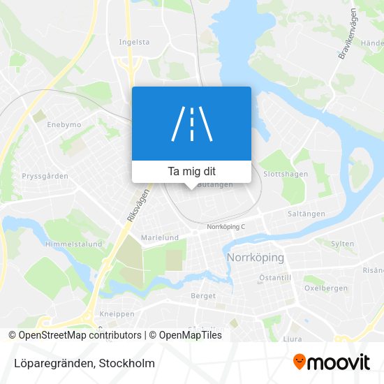 Löparegränden karta