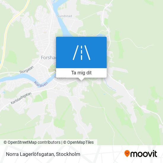 Norra Lagerlöfsgatan karta