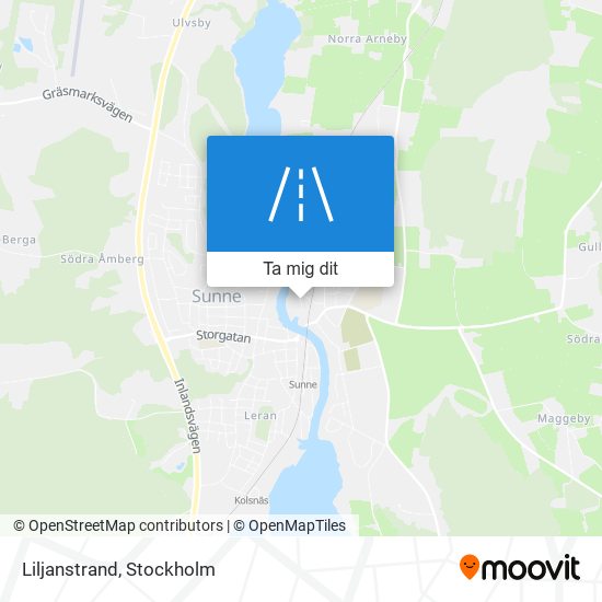 Liljanstrand karta