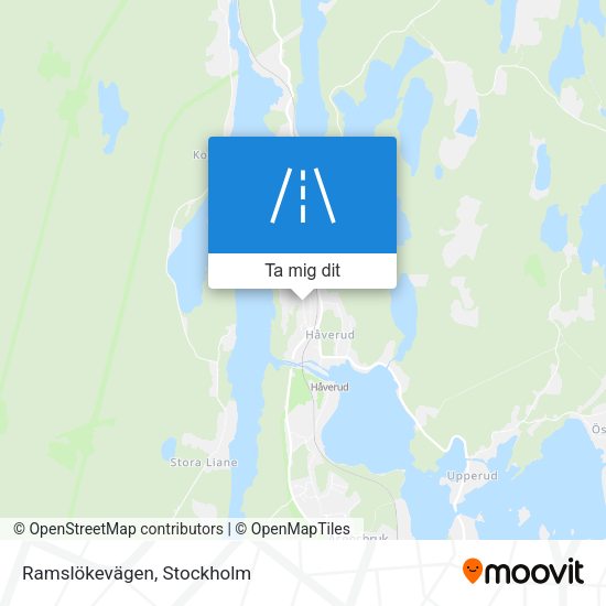 Ramslökevägen karta