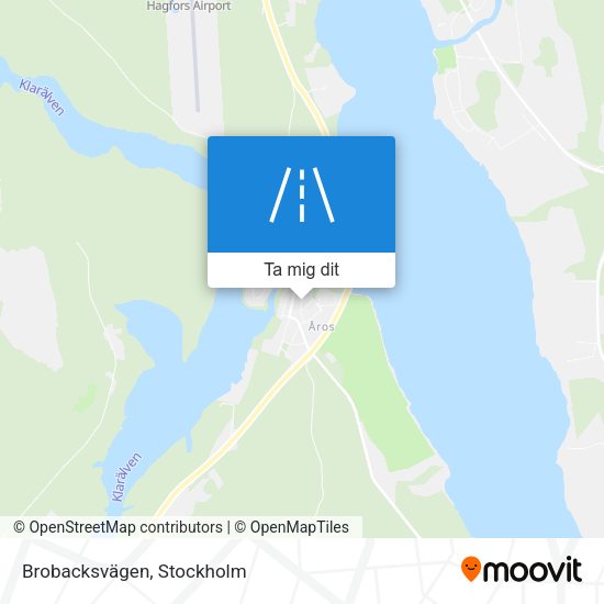 Brobacksvägen karta
