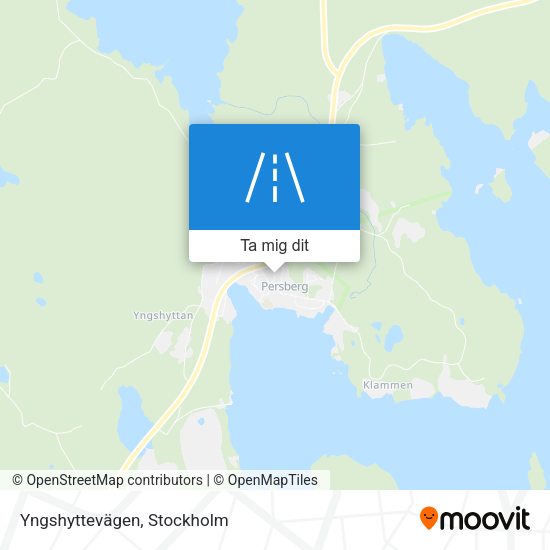 Yngshyttevägen karta
