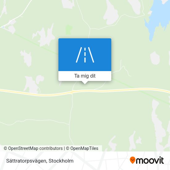 Sättratorpsvägen karta