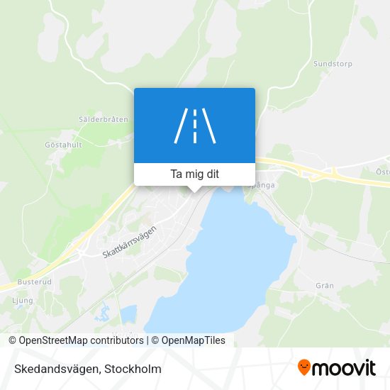 Skedandsvägen karta