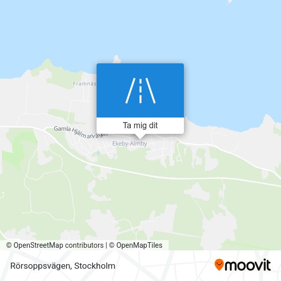 Rörsoppsvägen karta