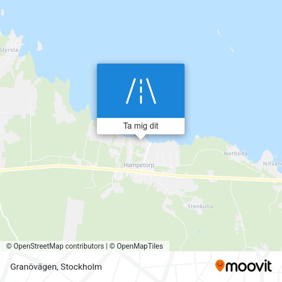 Granövägen karta