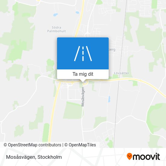 Mosåsvägen karta