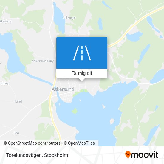 Torelundsvägen karta