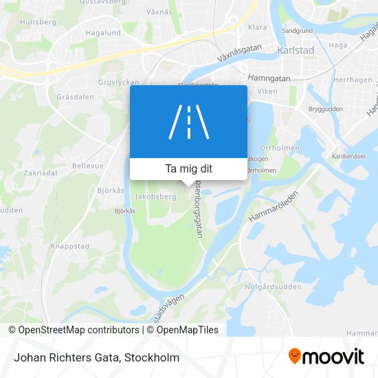 Johan Richters Gata karta
