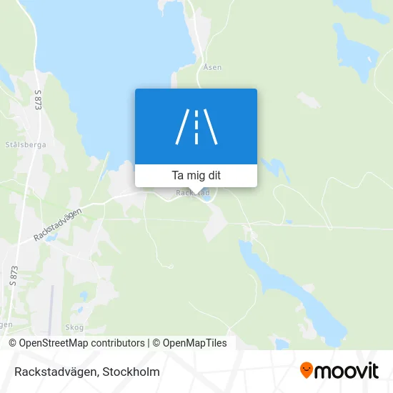 Rackstadvägen karta