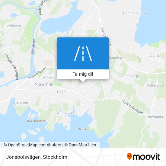 Jonsbolsvägen karta