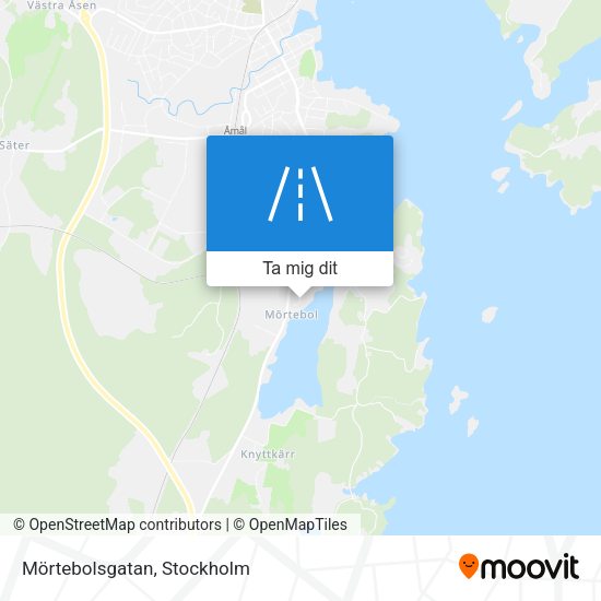 Mörtebolsgatan karta