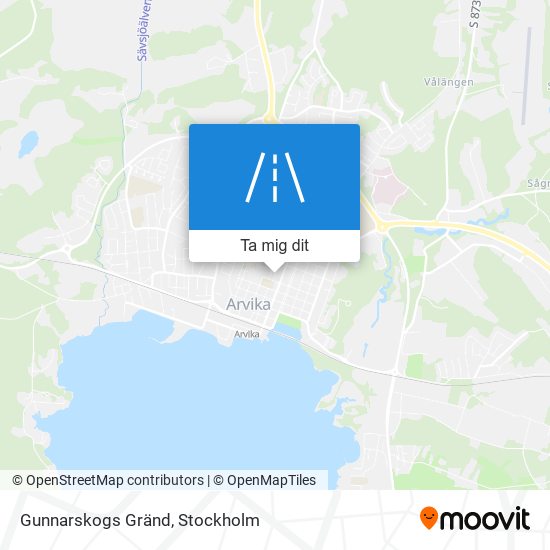 Gunnarskogs Gränd karta