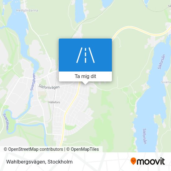 Wahlbergsvägen karta