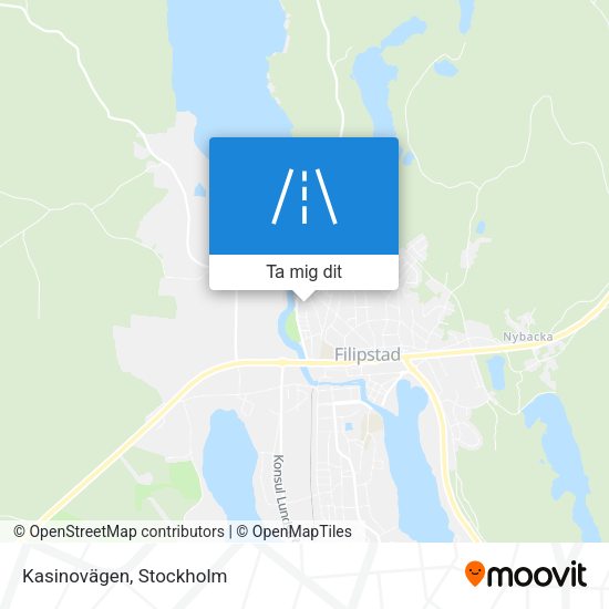 Kasinovägen karta